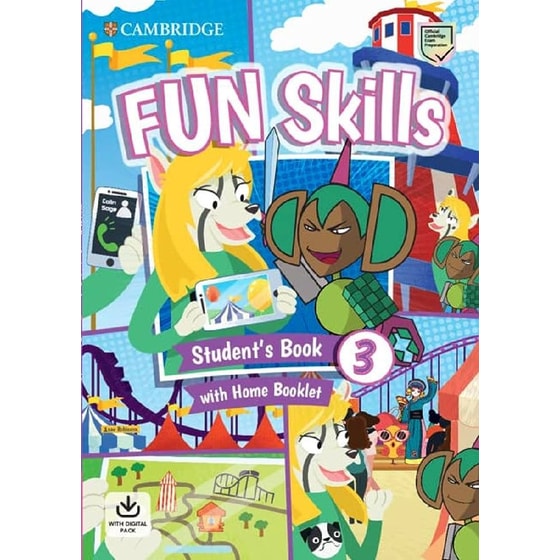 Fun Skills Level 3 Student's Book and Home Booklet with Online Activities image 0