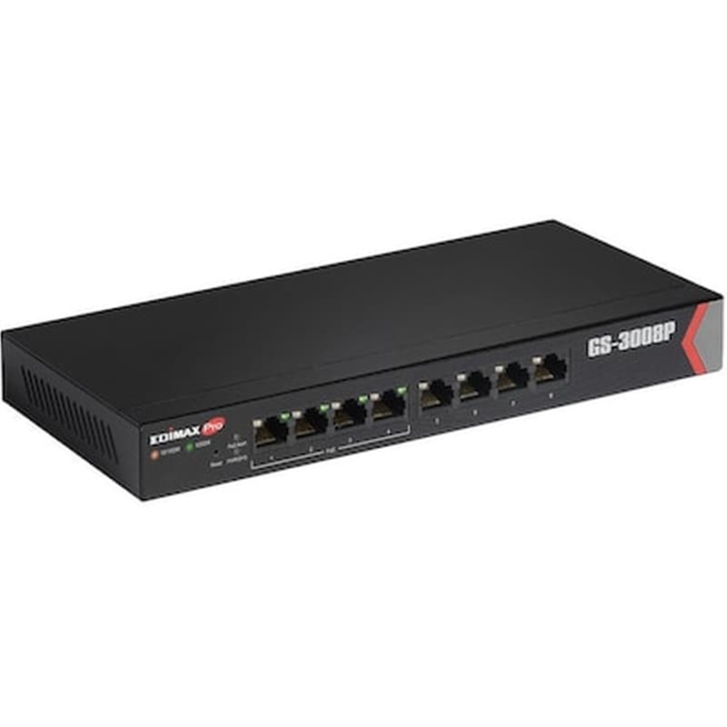 EDIMAX Network Switch Edimax 8x Fe Gs-3008p 4xpoe Web Managed