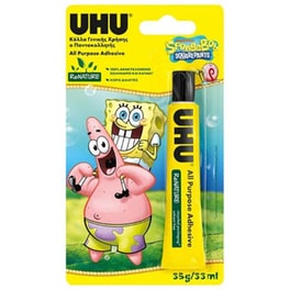 Κόλλα Uhu Στιγμής 33ml Spongebob