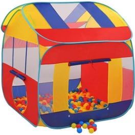 Vidaxl Παιδική Σκηνή XXL Πολύχρωμο 123 x 120 x 126 εκ.