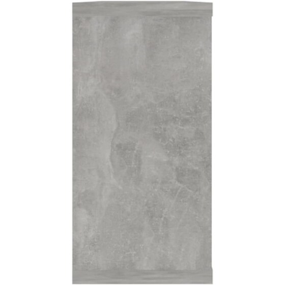 Ράφια Τοίχου VidaXL από Μοριοσανίδα 100x15x30 cm 2 Τμχ - Γκρι image 4