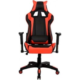 Καρέκλα Gaming 24Mall Zen C500253 από Δερματίνη - Μαύρη/Κόκκινη