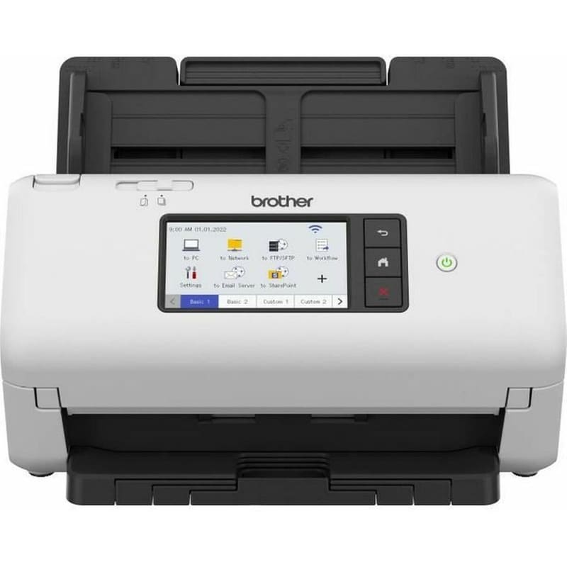 BROTHER Brother ADS-4700W Σαρωτής εγγράφων A4 Sheetfed Optical 600 DPI με WiFi και Ethernet - Λευκό