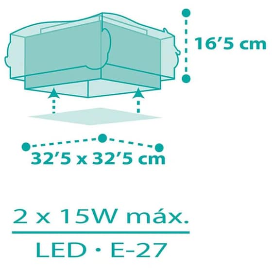 Παιδικό Οροφής Φωτιστικό Ango Mermaids Πλαφονιέρα 63446 image 6