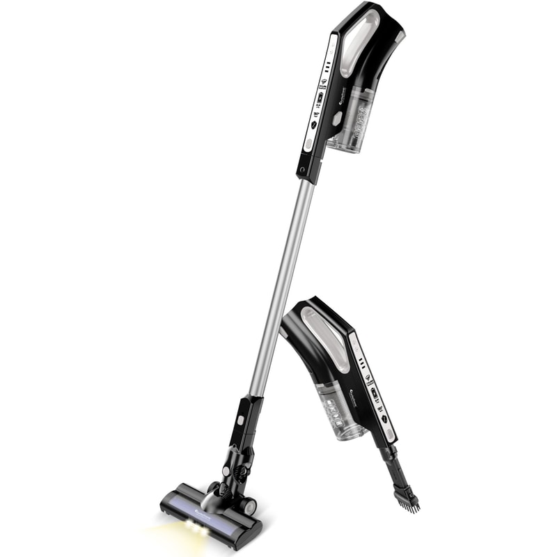 TURBOTRONIC TURBOTRONIC TT-VS280 22.2 V 1 L Μαύρη Σκούπα Stick