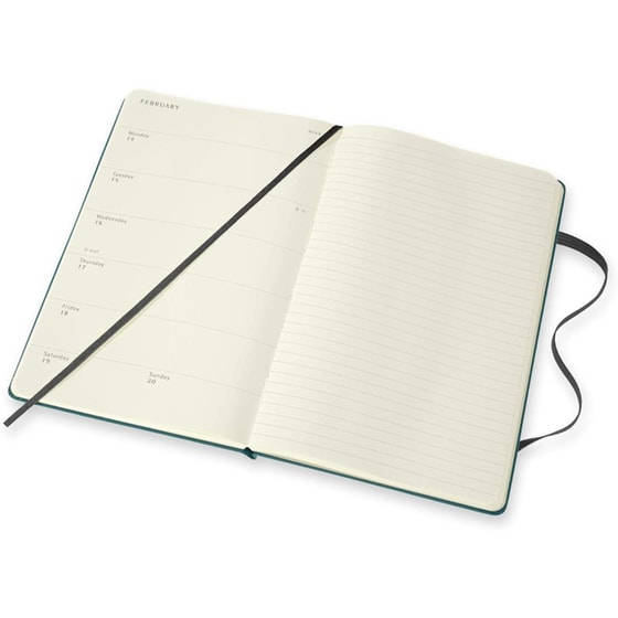 Ημερολόγιο Moleskine 2021-2022 18M Εβδομαδιαίο Large Petit Prince Green image 1