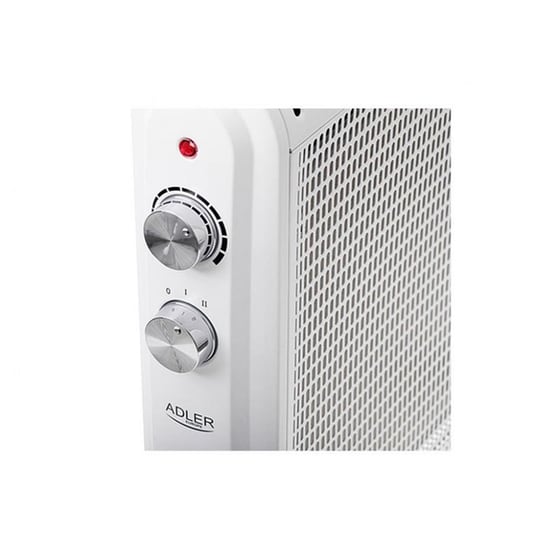 ADLER AD 7750 Με 2 Επίπεδα Θέρμανσης Και Ροδάκια 2000W Θερμοπομπός Δαπέδου Λευκός image 4