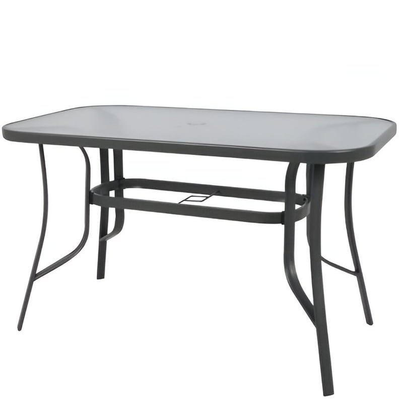 Τραπέζι 150x90cm Μεταλλικό Ανθρακί C10674