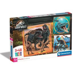 Παιδικό Παζλ Clementoni Super Color Jurassic World (3x48 Κομμάτια)