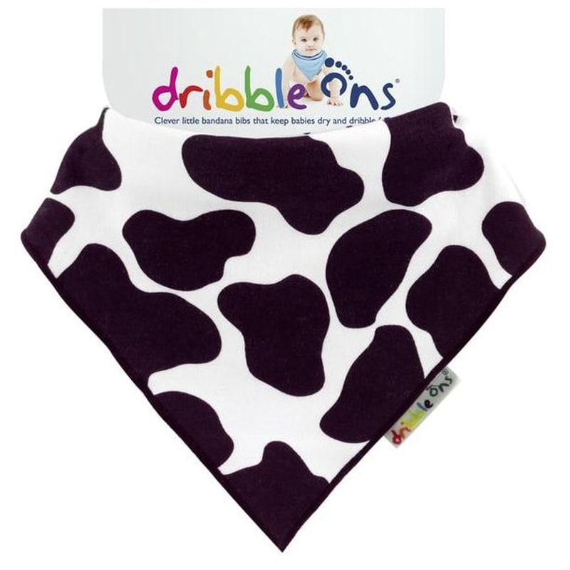 SOCK ONS Σαλιάρα-Μπαντάνα Sock Ons Dribble Ons Cow Print