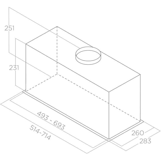ELICA FOLD GR/A/72 72 cm Ασημί Απορροφητήρας Μηχανισμός Απορρόφησης image 4