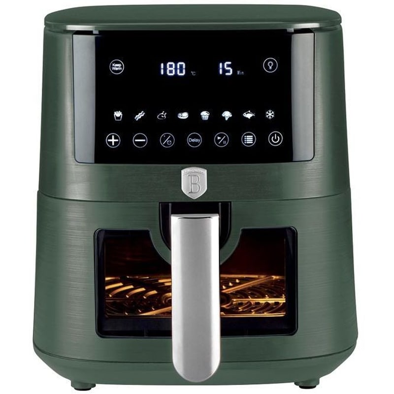 BERLINGER HAUS BERLINGER HAUS BH-9710 με Αποσπώμενο Κάδο 1650 W 8 L Πράσινο Φριτέζα Αέρος