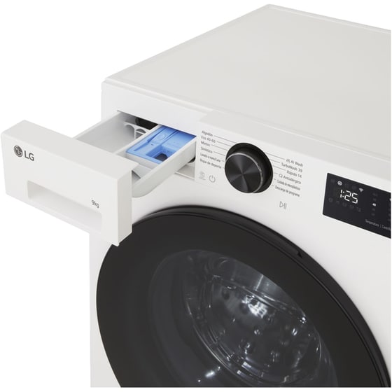 LG F4X5009TWB 9 kg 1.400 Στροφές με WiFi Λευκό Πλυντήριο Ρούχων image 5
