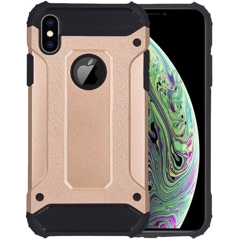 SONIQUE Θήκη Apple iPhone X / iPhone XS - Sonique Heavy Armor - Ροζ Χρυσό