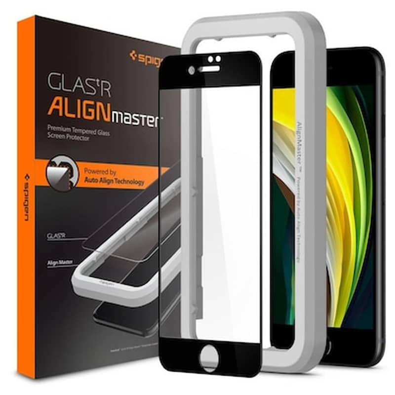 SPIGEN Προστατευτικό οθόνης Apple iPhone 8/iPhone 7/iPhone SE - Spigen Alm Glas.tr Slim Tempered Glass 2pcs