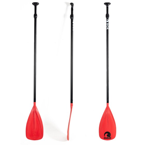 Κουπί Αλουμινίου για Σανίδα SUP SCK 169-209 cm - Κόκκινο image 0