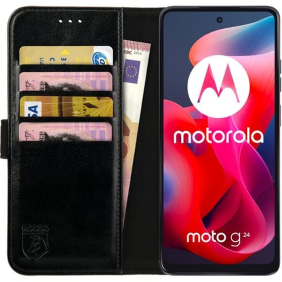 Θήκη Motorola Moto G24/ Motorola Moto G24 Power/ Motorola Moto G04 - Rosso Element Πορτοφολι - Black image 0