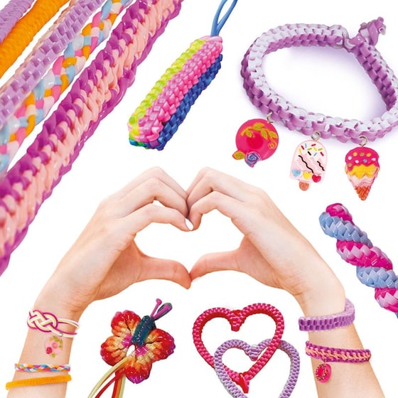 HappiHobbi Scoubidous Σακίδιο Πλάτης με 80 Scoubidous & Αξεσουάρ image 1