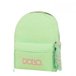 Τσάντα Πλάτης Polo Original Double Φιστικί/Ροζ