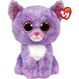 Λούτρινο TY Beanie Boos Cassidy Χνουδωτή Γατούλα Λιλά (23cm)