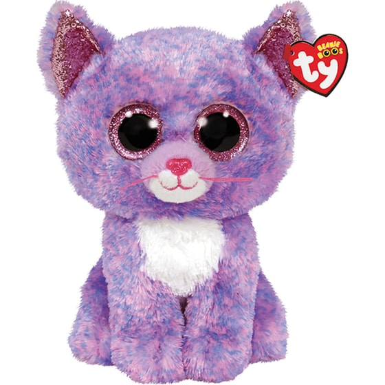 Λούτρινο TY Beanie Boos Cassidy Χνουδωτή Γατούλα Λιλά (23cm) image 0
