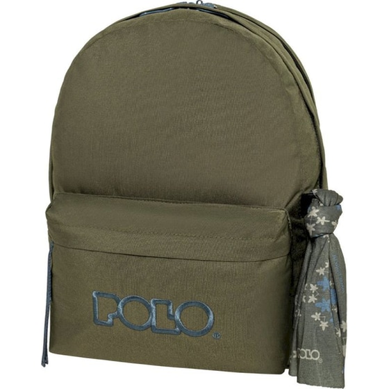 Τσάντα Πλάτης Polo Original Double Scarf Dark Khaki/Petrol (+δώρο Πορτοφολάκι Polo) image 0
