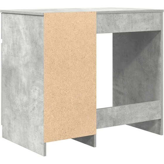 Γραφείο VidaXL από Επεξεργασμένο Ξύλο 86x49x76 cm - Γκρι Σκυροδέματος image 7