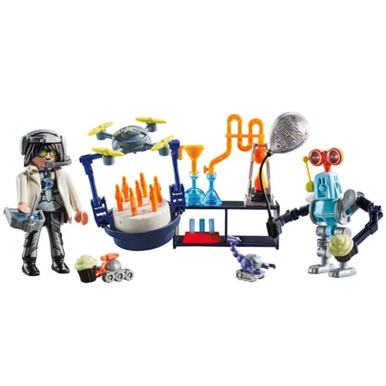 PLAYMOBIL® My Life Gift Set Πάρτυ στο εργαστήριο του τρελοεπιστήμονα (71450) image 1