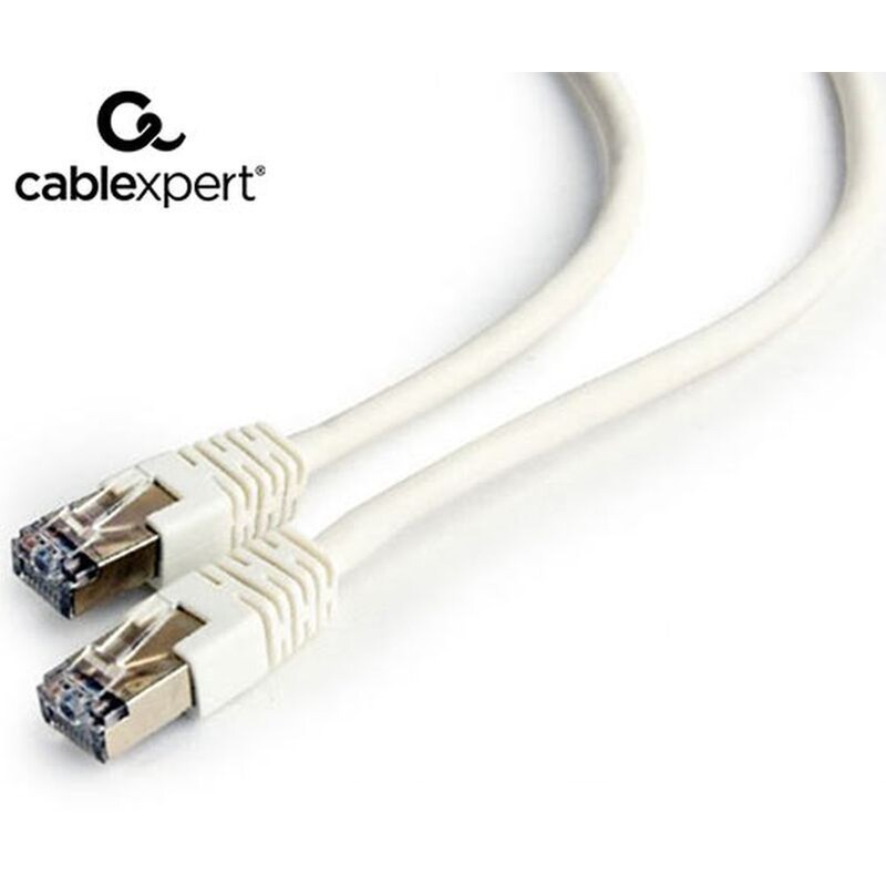 CABLEXPERT Καλώδιο δικτύου Cablexpert PP6-0.25M/W U/UTP 0.25m - Λευκό