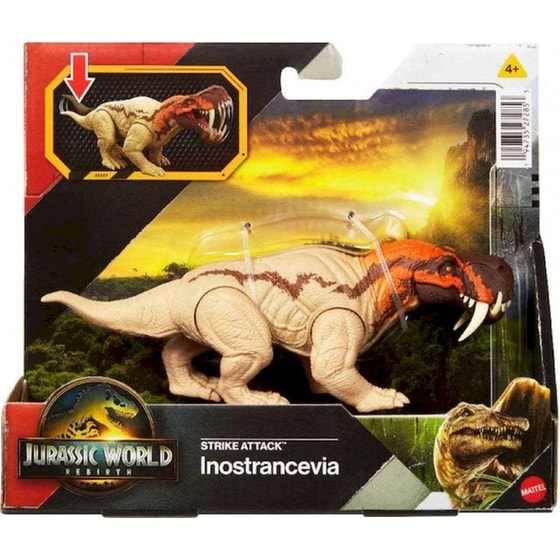 Mattel Φιγούρα Jurassic World Strike Attack 1 Τμχ - Τυχαία Επιλογή Σχεδίου image 4