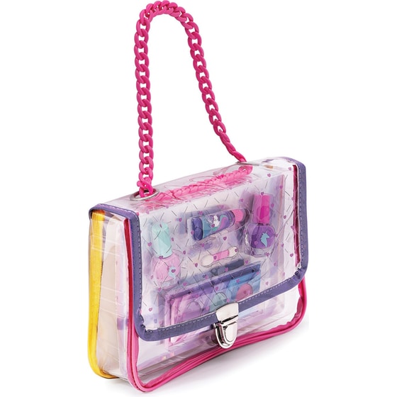 HappiHobbi Σετ Ομορφιάς σε Ροζ Τσάντα με Αλυσίδα image 2