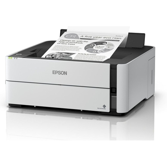 Epson EcoTank M1180 Ασπρόμαυρος Εκτυπωτής Inkjet A4 με Wi-Fi (C11CG94403) image 2