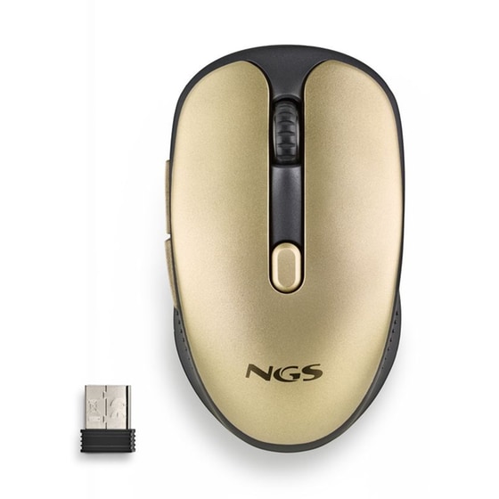 Ngs Evo Rust Gold Wireless Rechargeable Mouse Ασύρματο Αθόρυβο Επαναφορτιζόμενο Ποντίκι Σε Χρυσό Χρώμα image 2