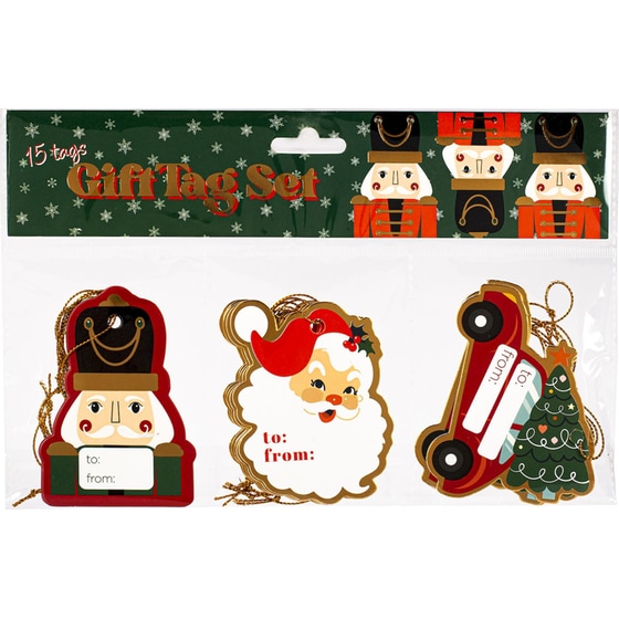 Ευχετήρια Κάρτα Tri-Coastal Design Xmas - 15 Τμχ image 0