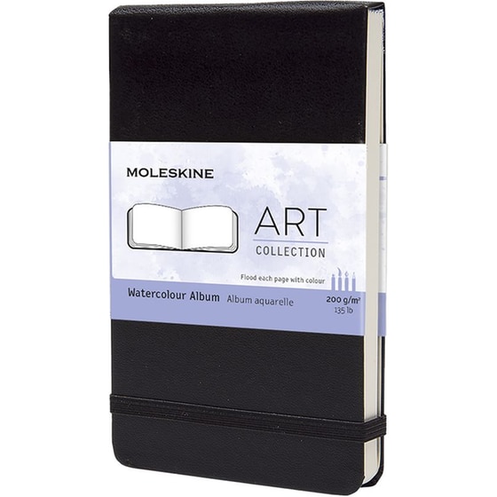 Μπλοκ Σημειώσεων & Ζωγραφικής Moleskine Watercolor Μαύρο image 0
