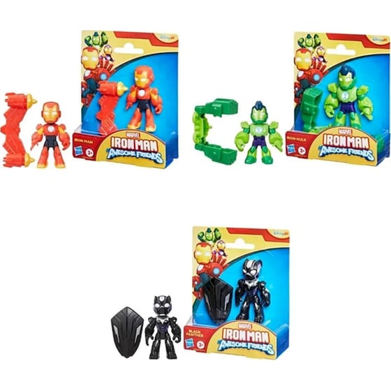 Hasbro Φιγούρα Marvel Iron Man & His Awesome Friends 1 Τμχ - Τυχαία Επιλογή Σχεδίου image 1