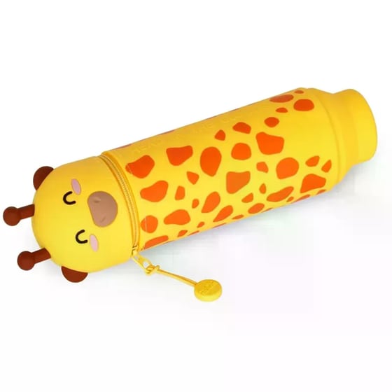 Κασετίνα Βαρελάκι Legami Σιλικόνης 2 in 1 Kawaii Giraffe image 3