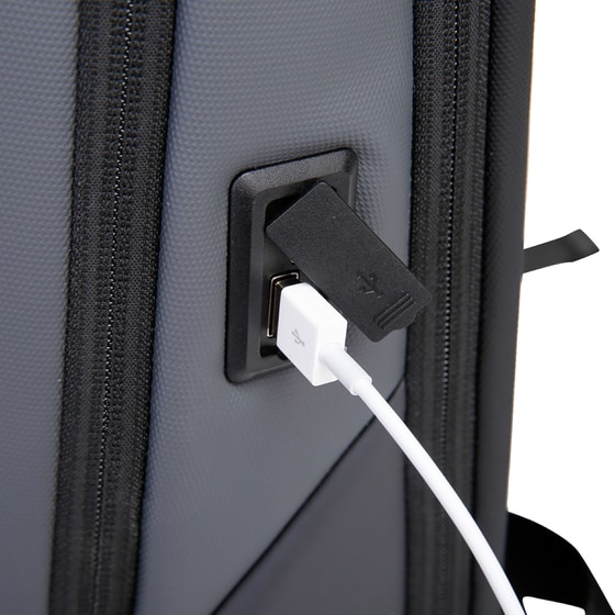 Τσάντα Laptop Bange 2517 15.6" Αδιάβροχη - Γκρι image 8