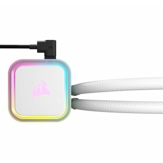 Corsair Cpu Cooler Icue H150i Rgb Elite Liquid 360mm - White image 4