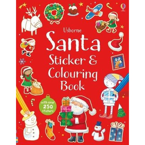 Santa Sticker and Colouring Book image 0