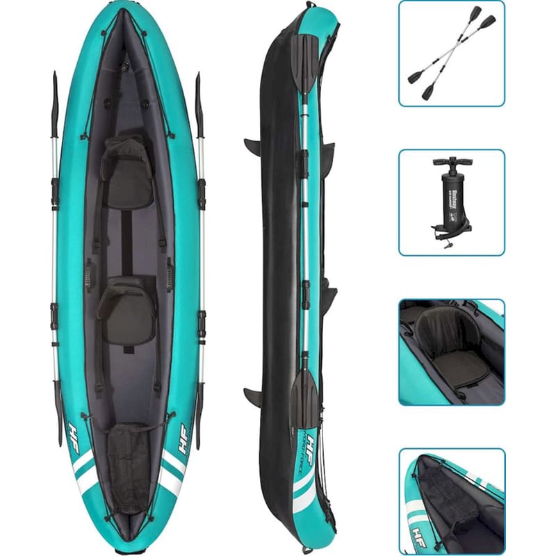 BESTWAY Καγιάκ Φουσκωτό Διθέσιο Bestway Hydro-Force Ventura X2 330cm - Τιρκουάζ