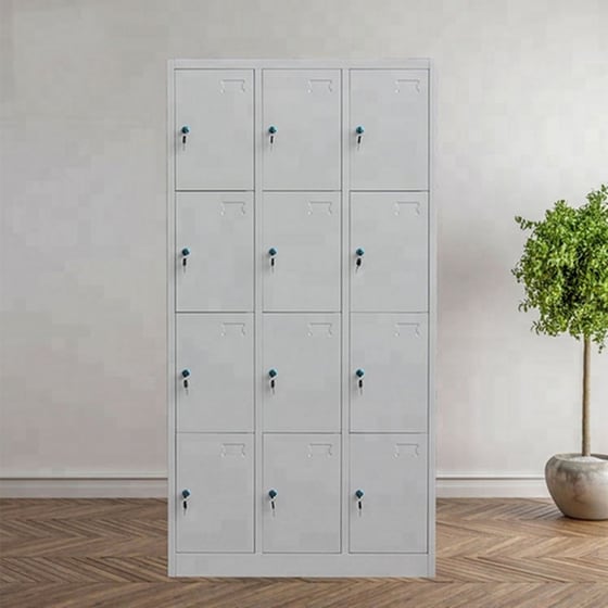 Φοριαμός Steelen Μεταλλική 90x40x185cm - Γκρι image 3