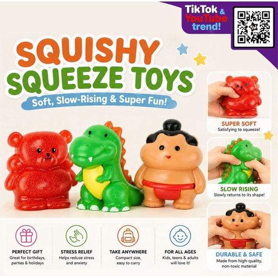 Squishies Taba World Jumbos - Τυχαία Επιλογή image 1