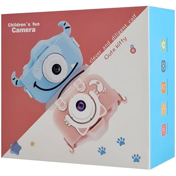Wowkids Παιδική Φωτογραφική Μηχανή C05 με Οθόνη 2" - Ροζ image 2