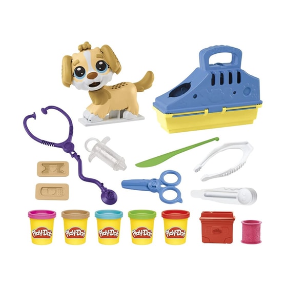 Λαμπάδα Play-Doh Care and Carry Vet Playset image 2