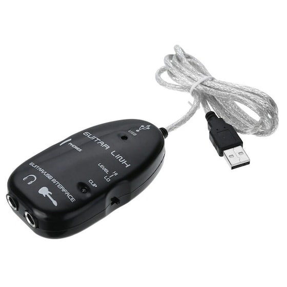 Powertech Usb Guitar Link Cab-u140, Για Σύνδεση Κιθάρας Σε Pc, 1m image 0