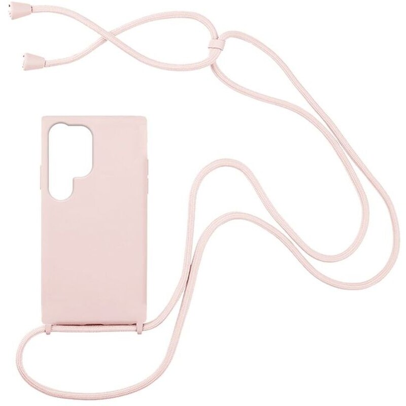 SONIQUE Θήκη Samsung Galaxy S23 Ultra - Sonique Carryhang Με Κορδόνι - Ροζ