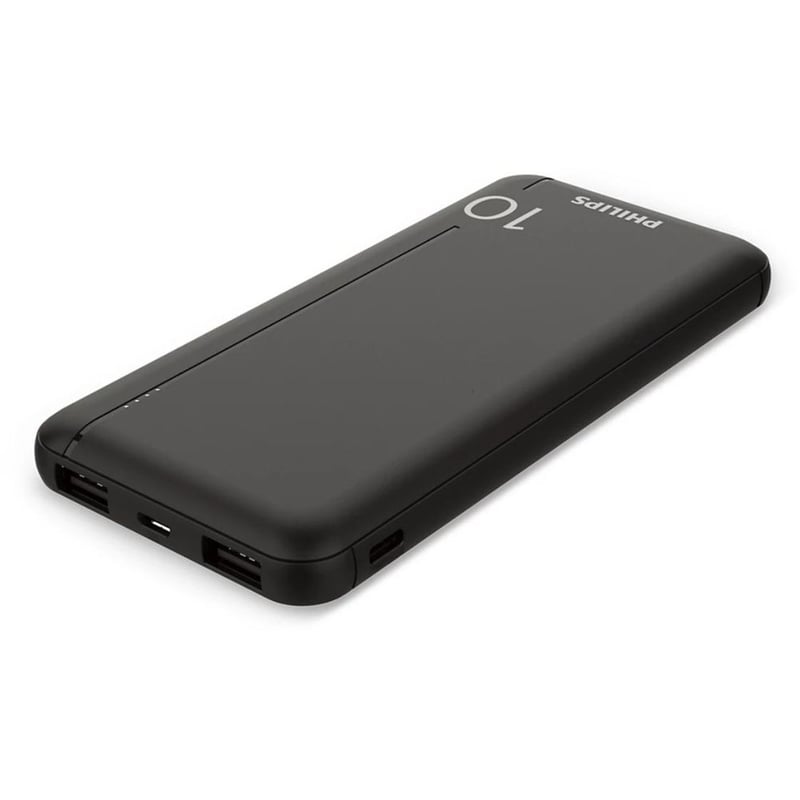 Powerbank Philips Universal Slim 10.000mAh - Black PHILIPS