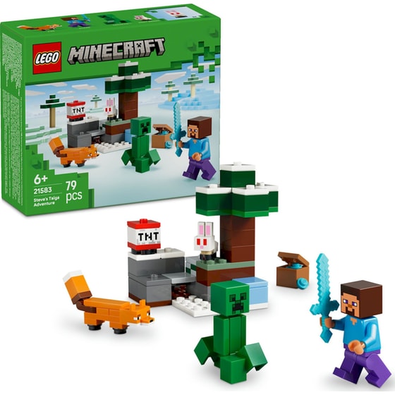 LEGO® Minecraft® Περιπέτεια του Στιβ στην Τάιγκα (21583) image 4