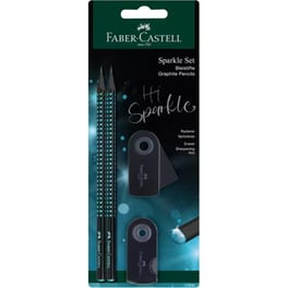Σετ Γραφής Faber Castell Sparkle Midnight Μπλε (4 Τεμάχια)